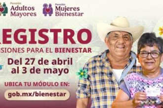 Abren registro nacional para pensiones Bienestar a partir del 27 de abril