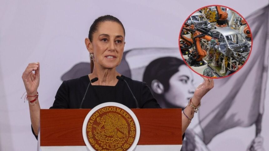 Sheinbaum reconoce baja de empleos en sector automotriz y acero