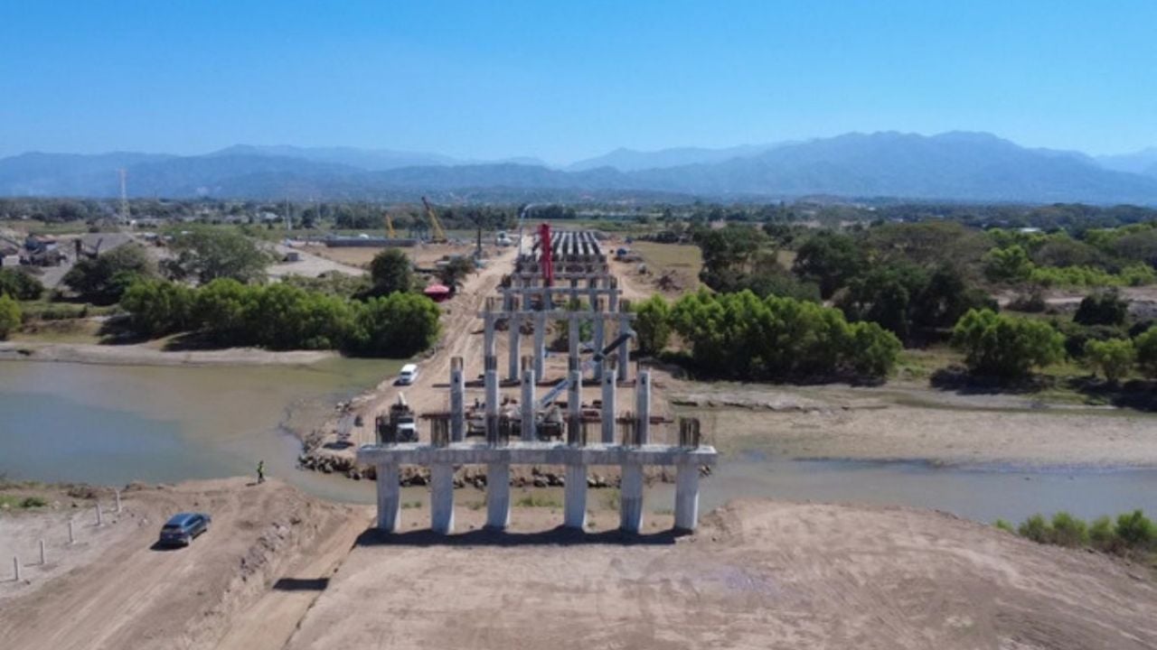 Puente Amado Nervo entre Jalisco y Nayarit llega al 70% de avance