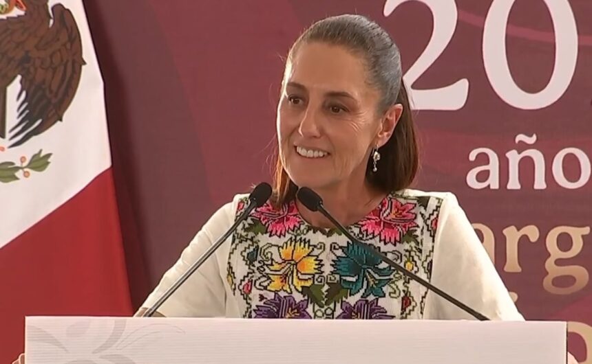Sheinbaum inaugura planta lechera y anuncia becas en Campeche