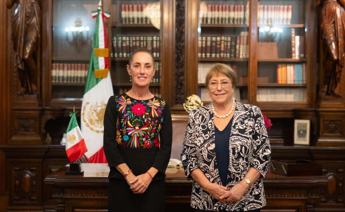 Sheinbaum respalda candidatura de Bachelet a la ONU sin fondos
