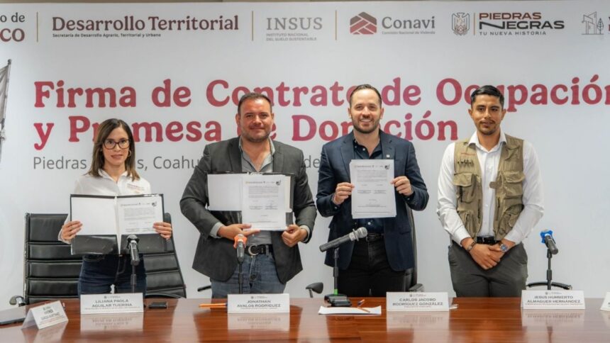 Piedras Negras y Conavi construirán 200 viviendas del Bienestar