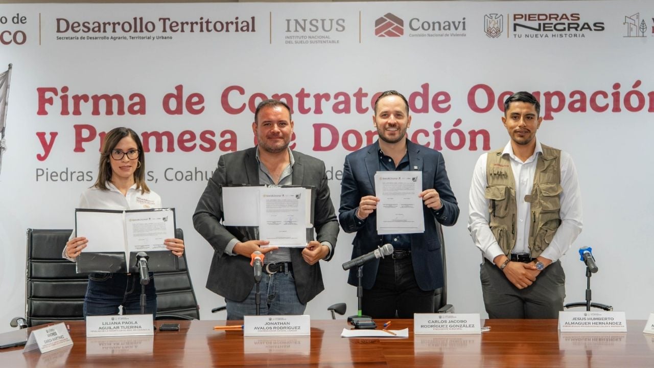 Piedras Negras y Conavi construirán 200 viviendas del Bienestar
