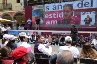 Puebla muestra respaldo masivo a Sheinbaum en segundo informe