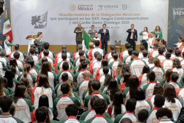 Sheinbaum abanderó a México para Juegos Centroamericanos 2026