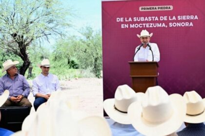 Inician obras de Subasta Ganadera en la Sierra de Sonora