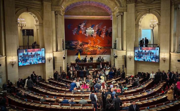 Nuevo Congreso de Colombia 2026-2030 inicia con mayoría oficialista