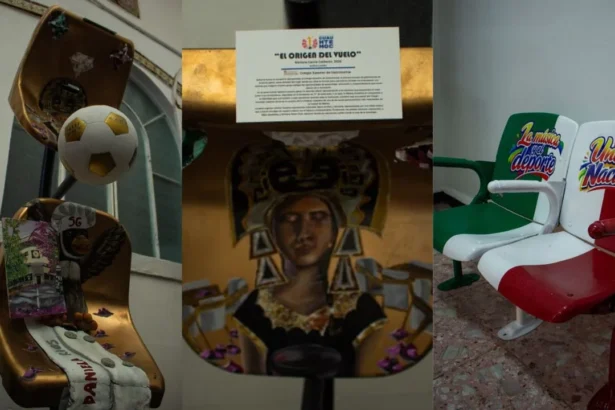 Cuauhtémoc exhibe butacas intervenidas por artistas globales