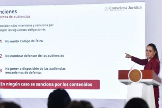 Sheinbaum descarta censura en lineamientos para medios y audiencias