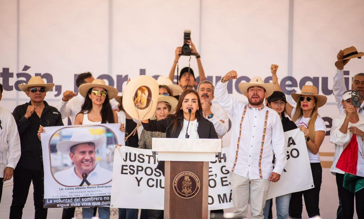 Grecia Quiroz, alcaldesa de Uruapan, bajo investigación de la FGR