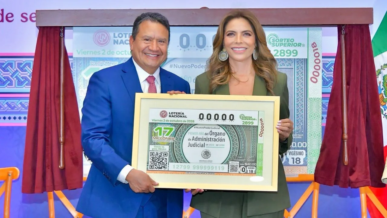 Lotería Nacional lanza billete por aniversario del Órgano Judicial