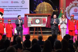 Lotería Nacional lanza billete por aniversario de la UIF