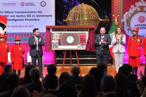 Lotería Nacional lanza billete por aniversario de la UIF