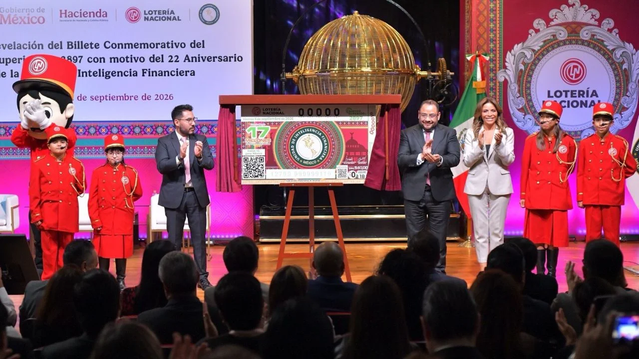 Lotería Nacional lanza billete por aniversario de la UIF