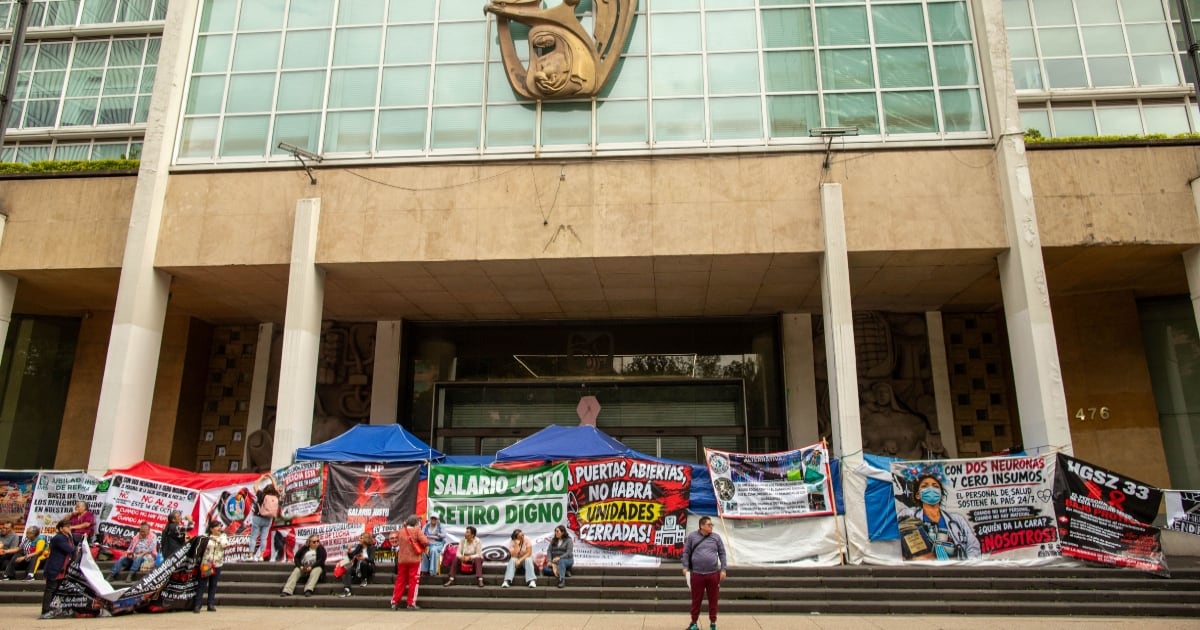 Trabajadores del IMSS marcharán en CDMX por salario y liderazgo