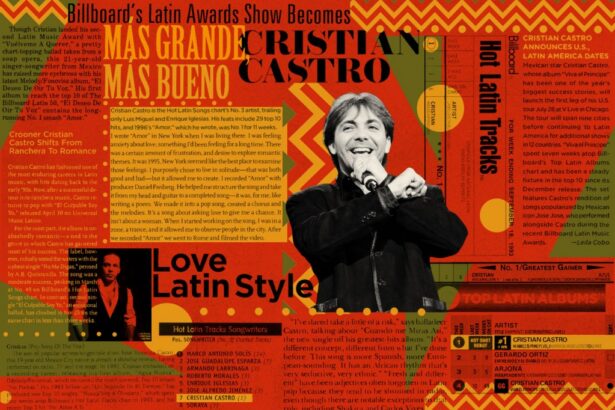 Cristian Castro recibirá Premio Trayectoria en Billboard 2026