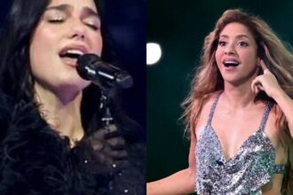 Dua Lipa y Shakira cantan “Antología” juntas en Madrid